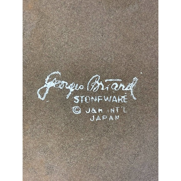 Mid Century 2 Qt Handled Brown Round Covered Casserole Georges Briard with Lid - Picture 10 of 12